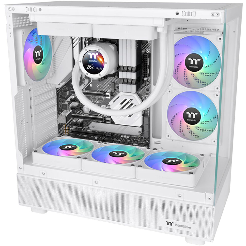 Thermaltake CT120 EX ARGB white 3-pack 120 mm case fans with MagForce 2.0 — view 4