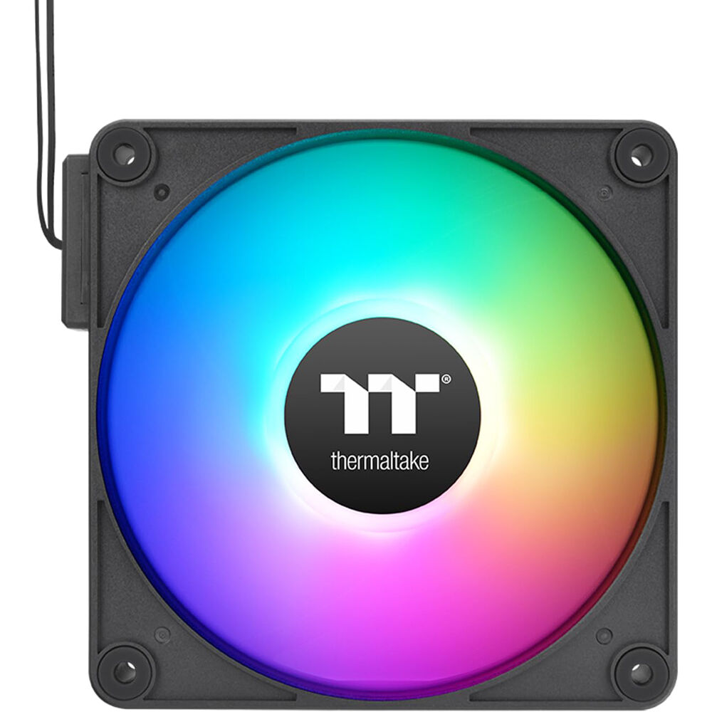 Thermaltake CT120 EX Reverse 3-pack black 120 mm reverse-blade ARGB fans with MagForce 2.0 — view 3