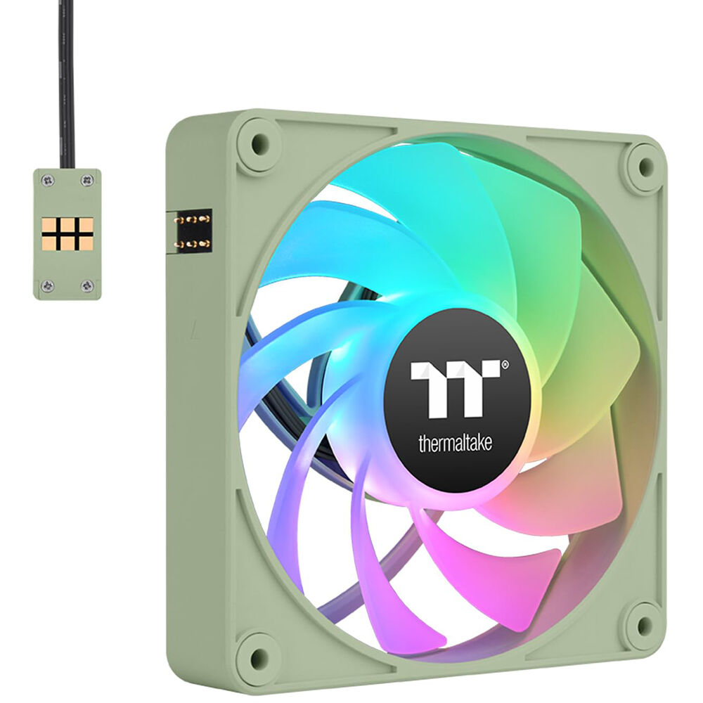 Thermaltake CT140 EX Reverse Green 3-pack 140 mm ARGB case fans — view 3