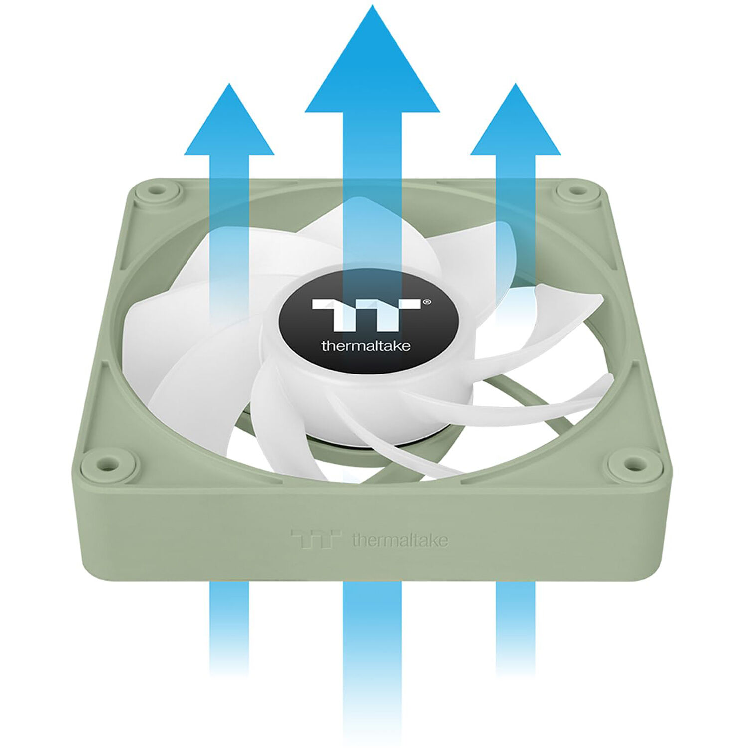 Thermaltake CT140 EX Reverse Green 3-pack 140 mm ARGB case fans — view 4