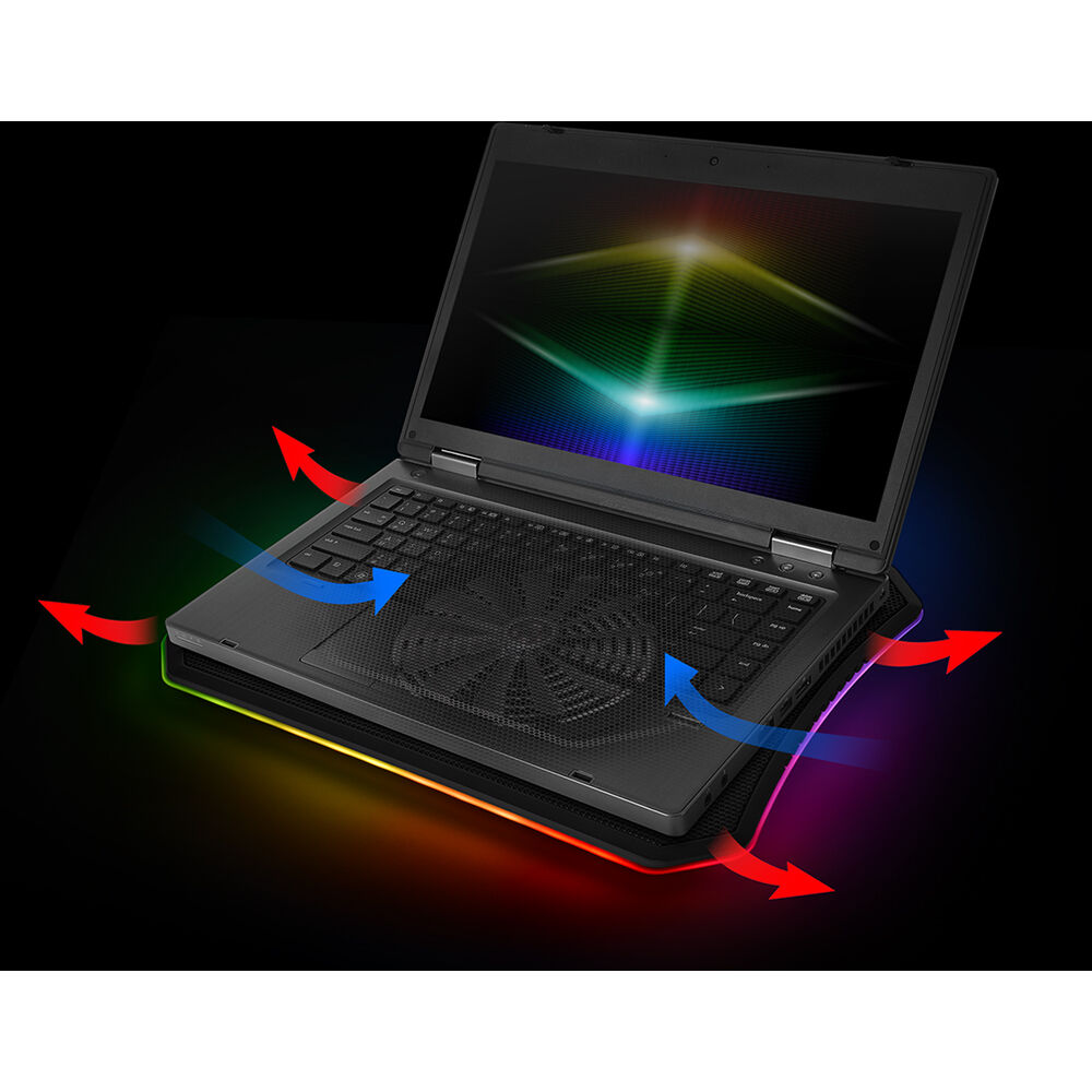 Massive 20 RGB Notebook Cooler — view 11