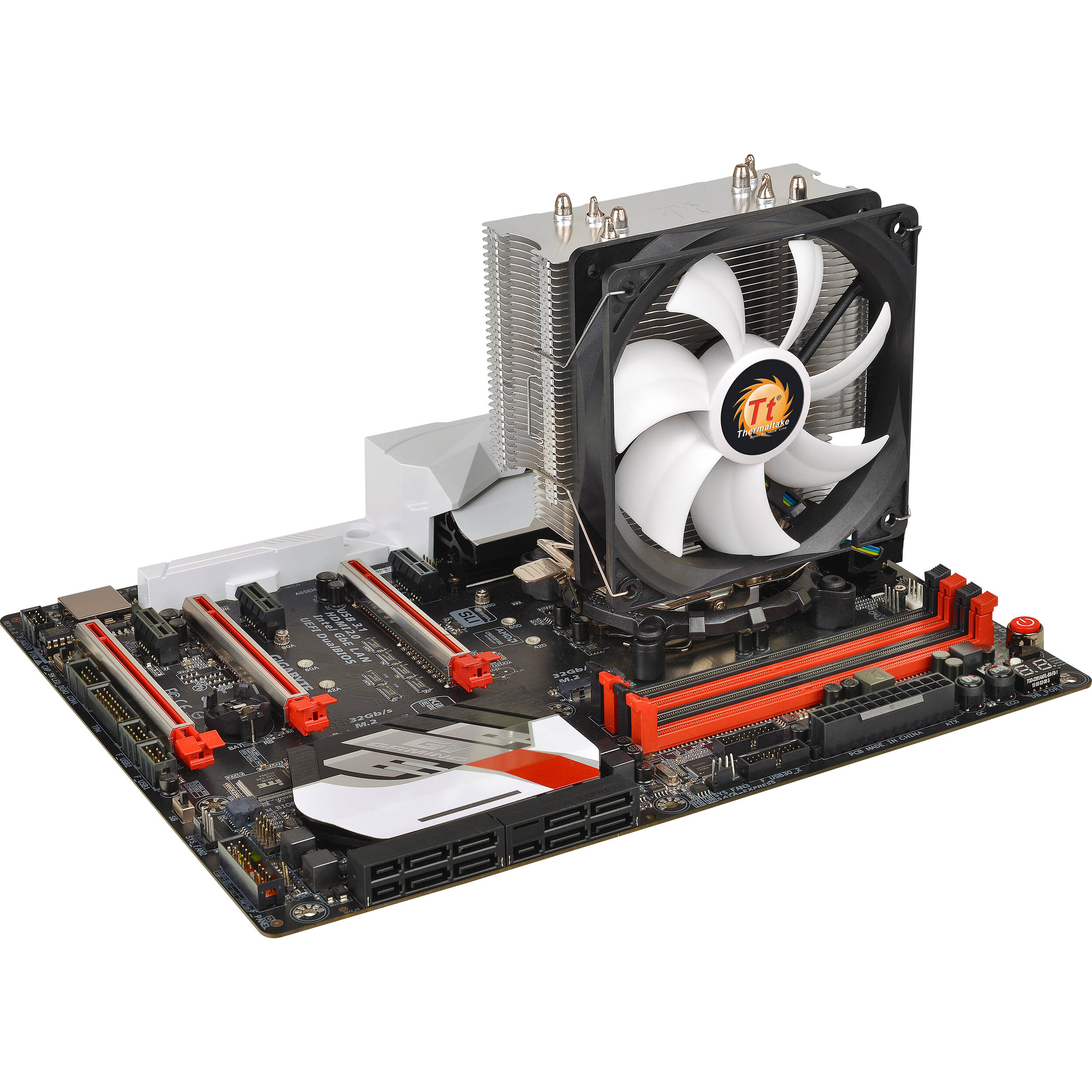 Thermaltake Contac Silent 12 AMD AM4 CPU cooler with 120 mm PWM fan — view 9