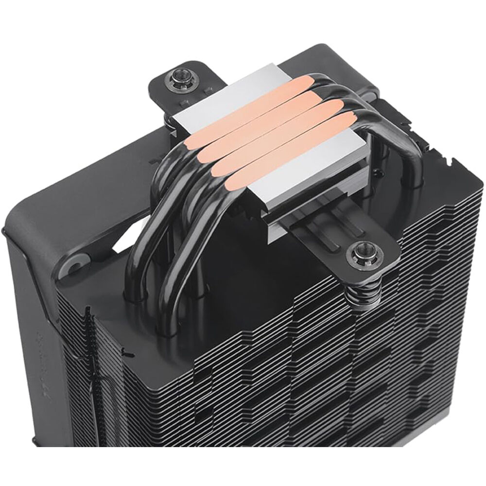 Thermaltake ASTRIA 200 ARGB CPU cooler with glowing top cover and 120 mm fan — view 4