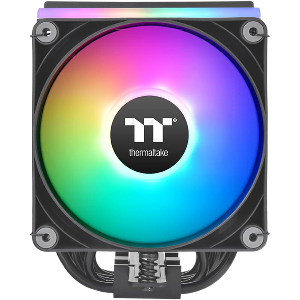 Thermaltake ASTRIA 400 ARGB CPU cooler with 120 mm fan, six copper heat pipes, and glowing top cover — view 2