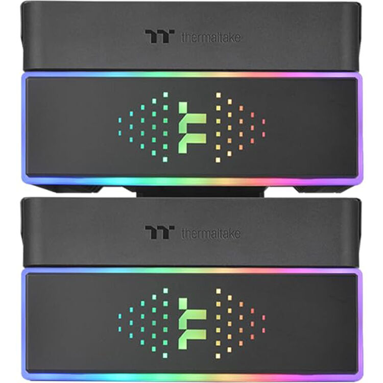 Thermaltake ASTRIA 600 ARGB tower CPU cooler with 120 mm fan and glowing top cover — view 3