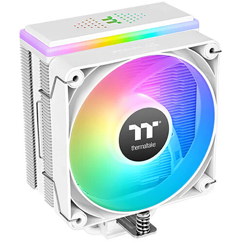 Thermaltake ASTRIA 200 White CPU air cooler with 120 mm ARGB fan and white heatsink — view 2