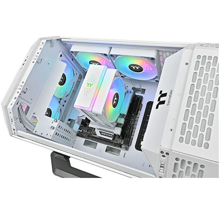 Thermaltake ASTRIA 200 White CPU air cooler with 120 mm ARGB fan and white heatsink — view 5