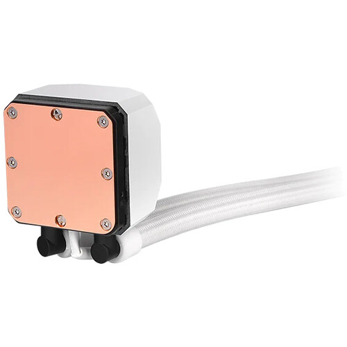Thermaltake TH120 ARGB White 120 mm AIO liquid cooler with ARGB lighting — view 4