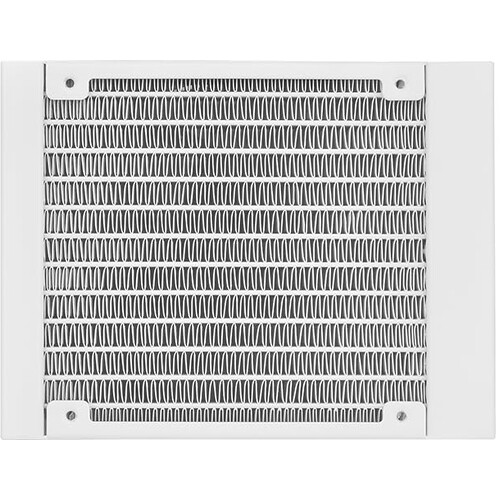 Thermaltake TH120 V2 ARGB Snow 120 mm all-in-one liquid CPU cooler with white radiator and infinity mirror cap — view 3