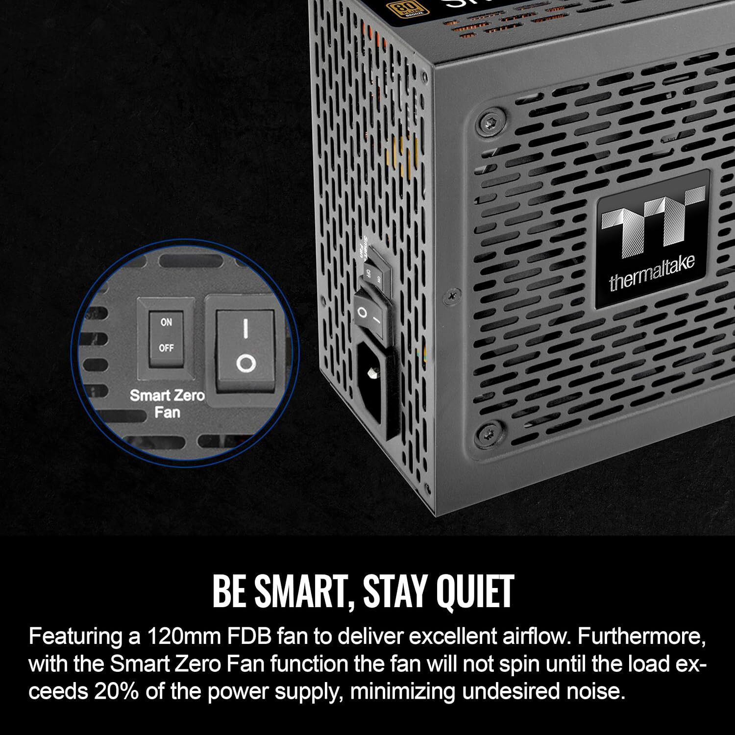 Thermaltake Smart BM3 750W 80 PLUS Bronze semi-modular ATX power supply — view 5