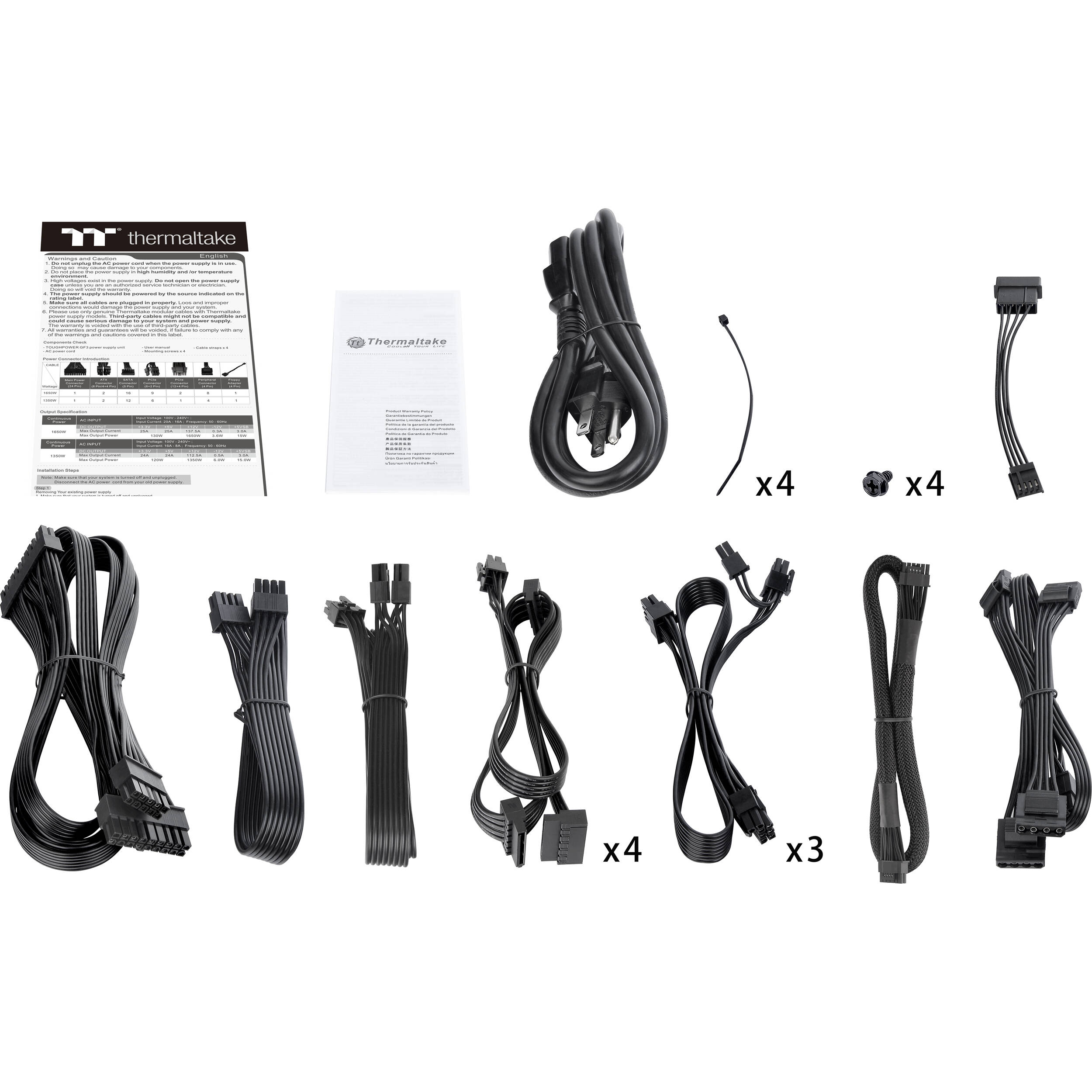 Thermaltake Toughpower GF3 1350W GEN 5 power supply for PCIe 5.0 systems — view 15
