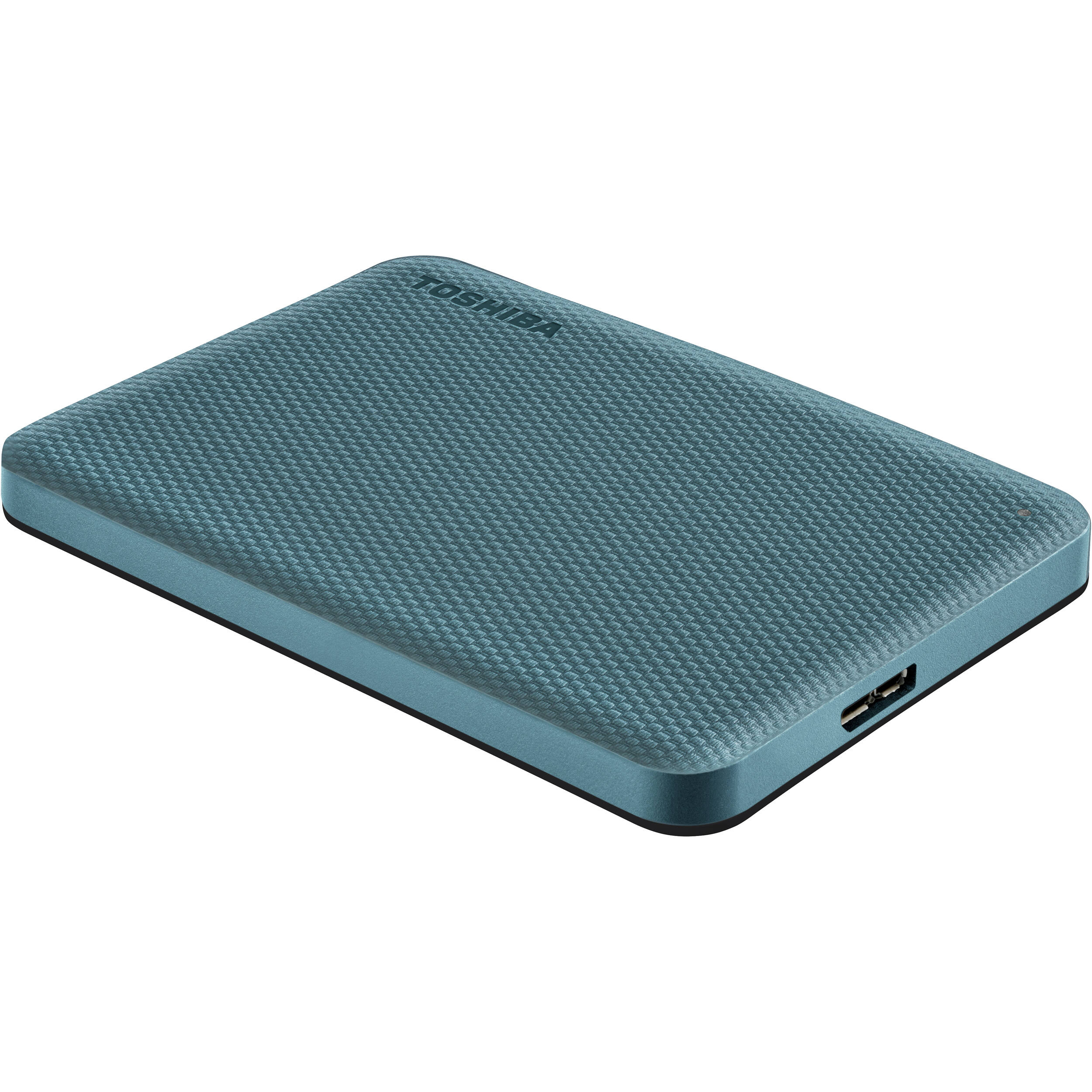 Toshiba Canvio Advance 1TB portable hard drive in green — view 6