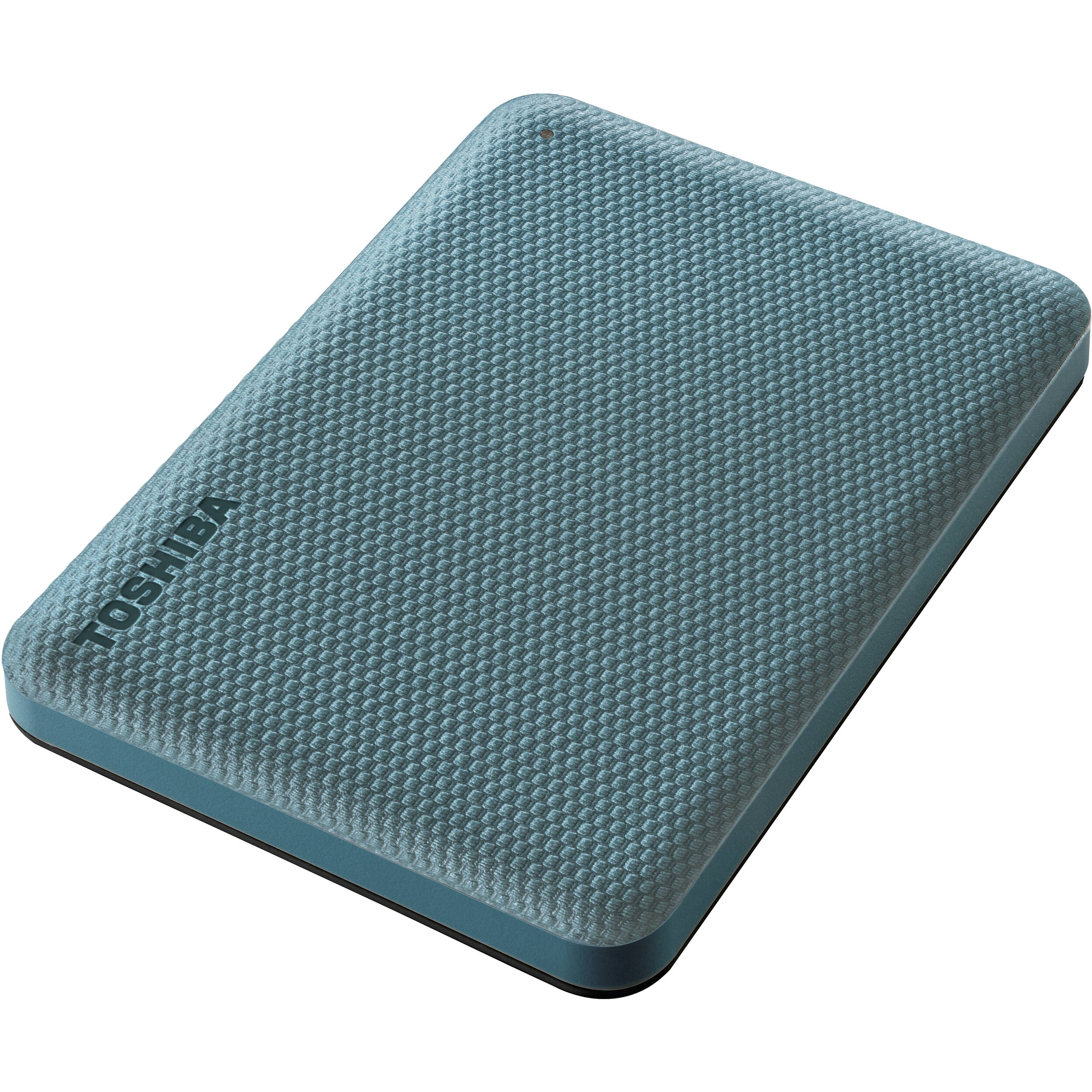 Toshiba Canvio Advance 1TB portable hard drive in green — view 7