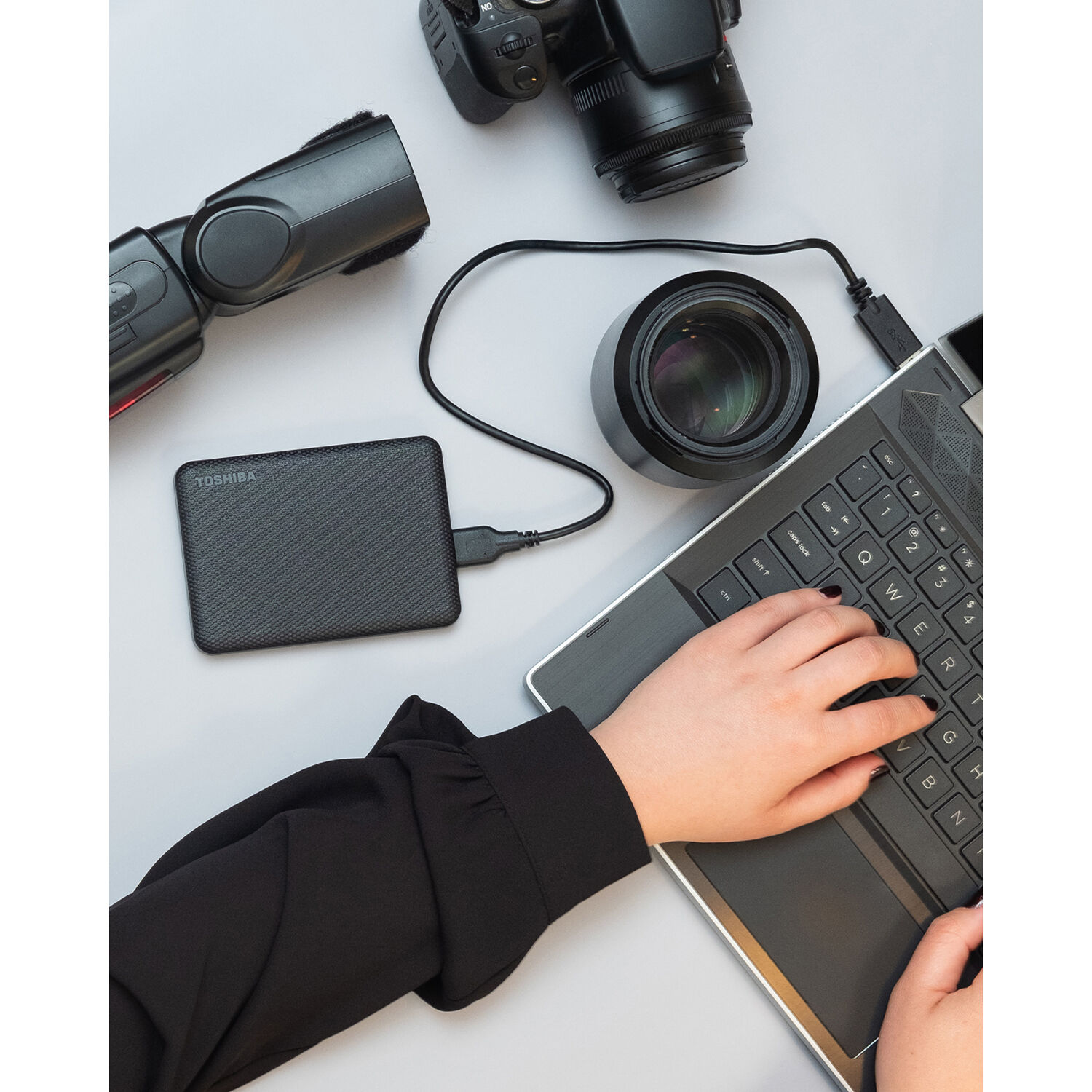 TOSHIBA CANVIO ADVANCE - 1TB - BLACK — view 12