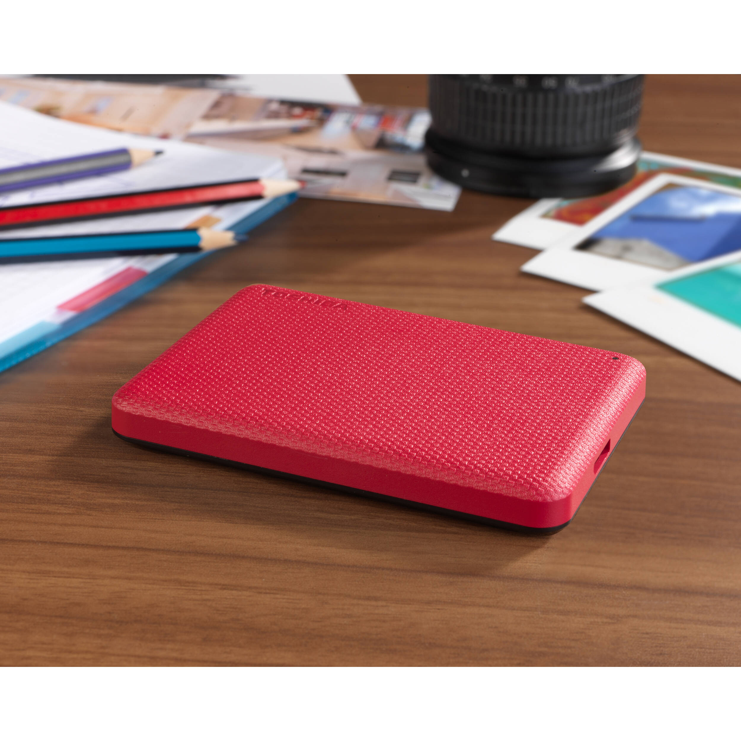 Toshiba Canvio Advance 2TB portable external hard drive in red with USB 3.0 — view 13