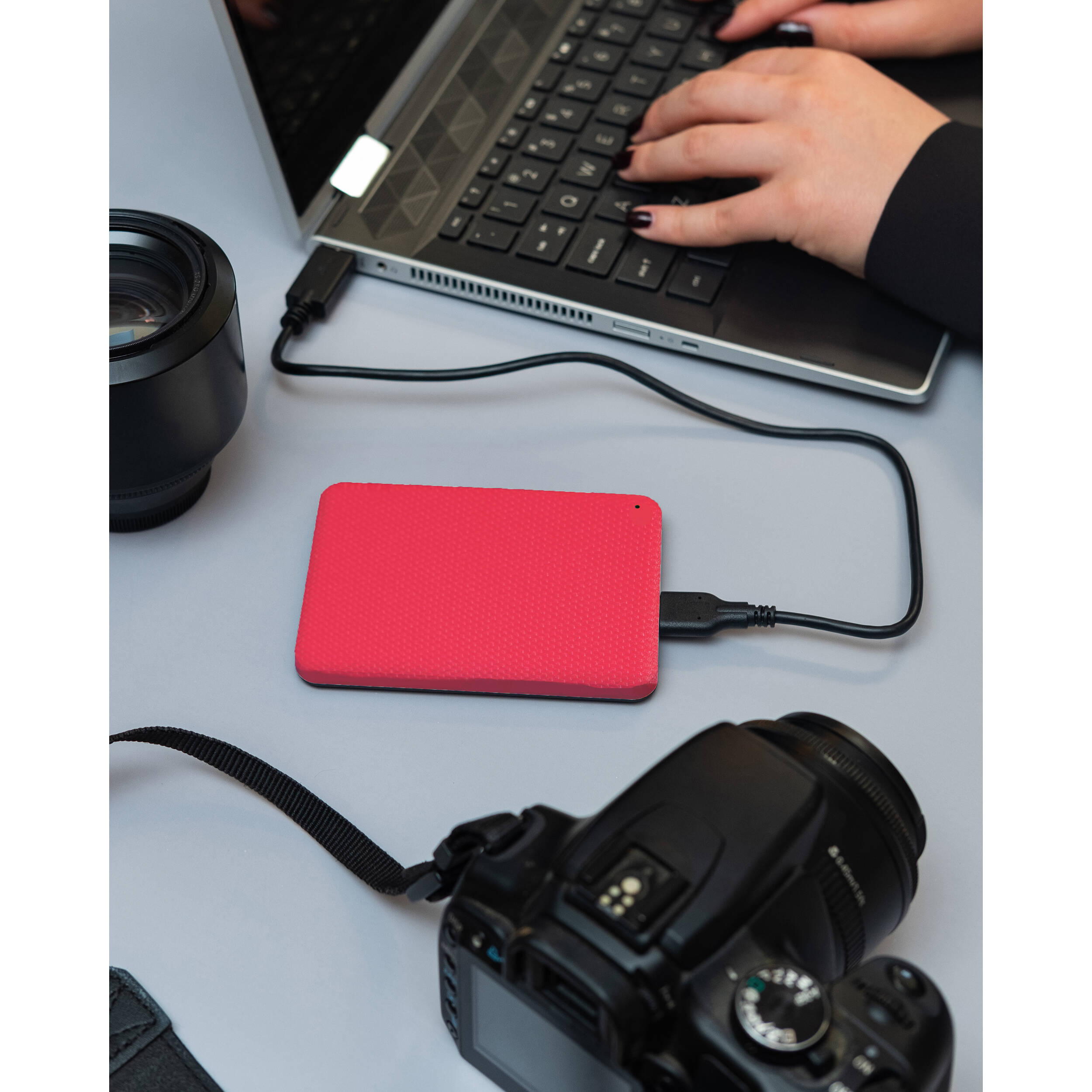TOSHIBA CANVIO ADVANCE - 4TB - RED — view 12