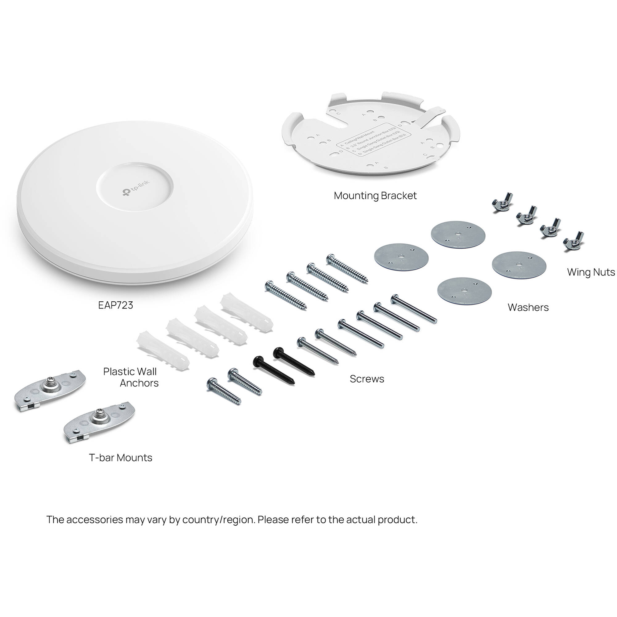 TP-Link Omada EAP723 ceiling-mount dual-band Wi-Fi 7 access point for indoor enterprise wireless — view 5