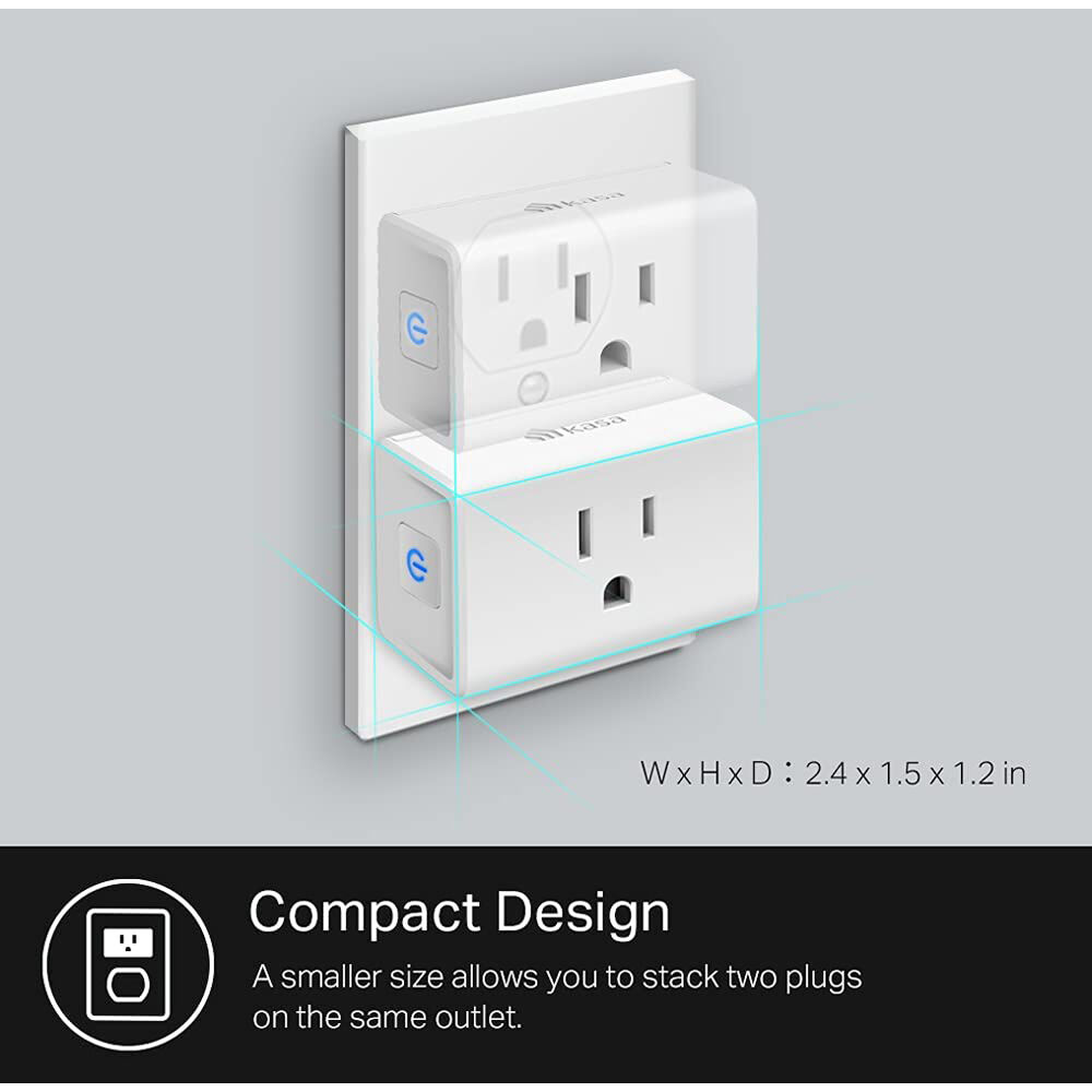 TP-LINK SYSTEMS INC. 2PK KASA SMART WI-FI PLUG MINI — view 3