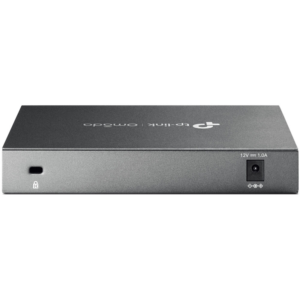 TP-Link ER605 Omada Gigabit Multi-WAN VPN Router desktop unit with multi-WAN Ethernet ports — view 4