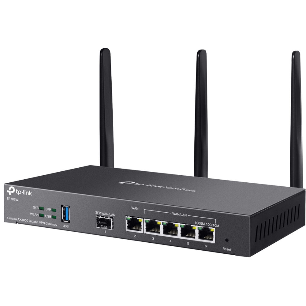 TP-Link Omada ER706W AX3000 Gigabit VPN Router desktop view — view 3