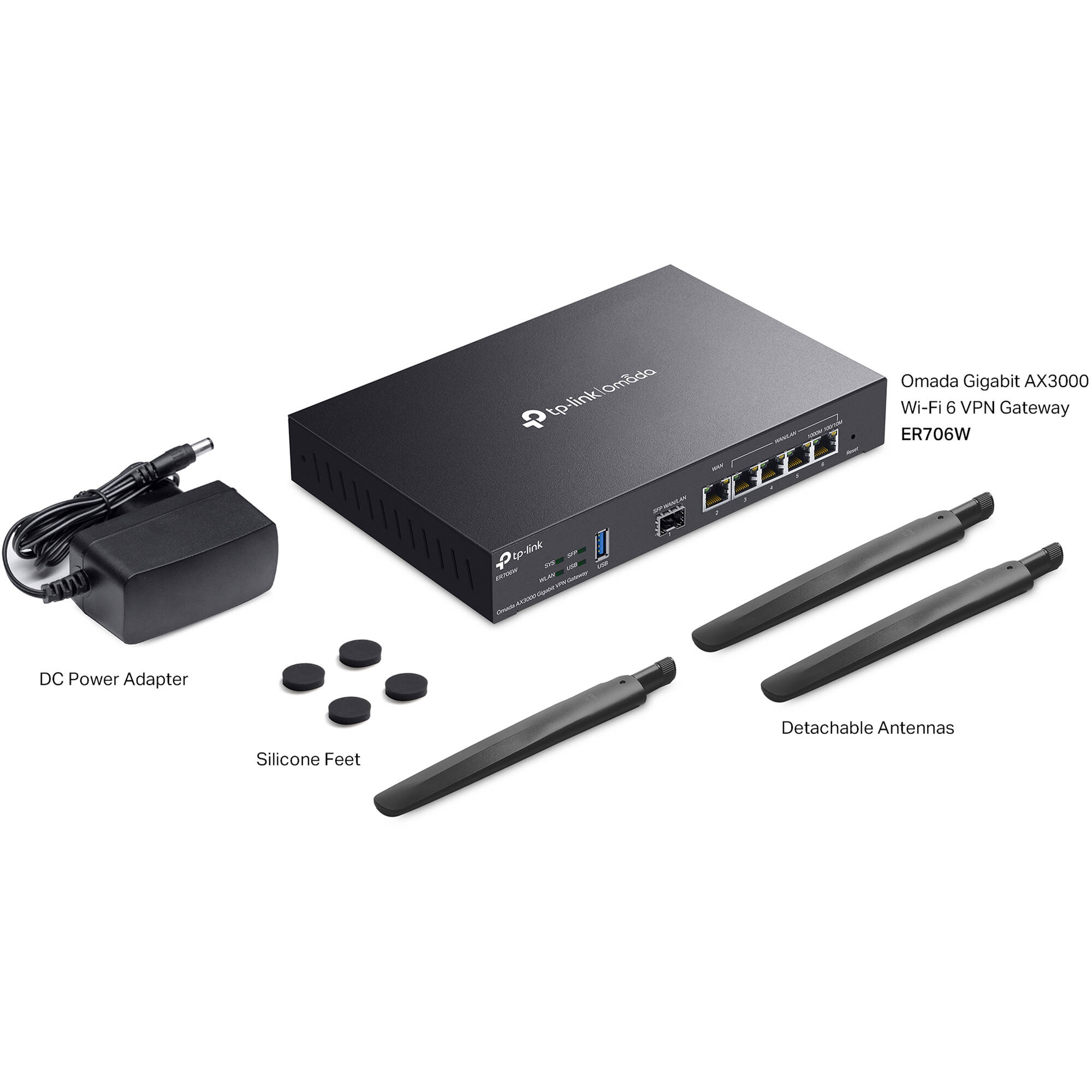 TP-Link Omada ER706W AX3000 Gigabit VPN Router desktop view — view 8