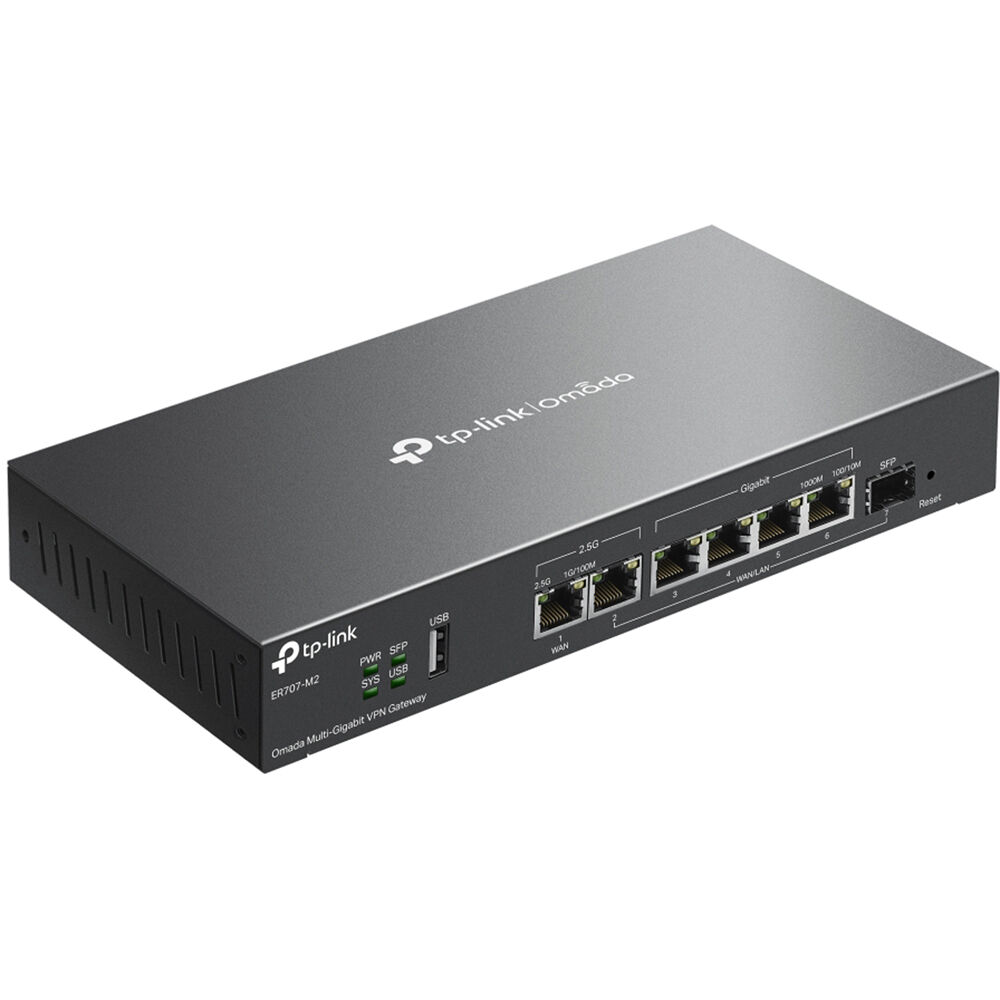 TP-Link ER707-M2 Omada Multi-Gigabit VPN Router | Business, Multi-Gig