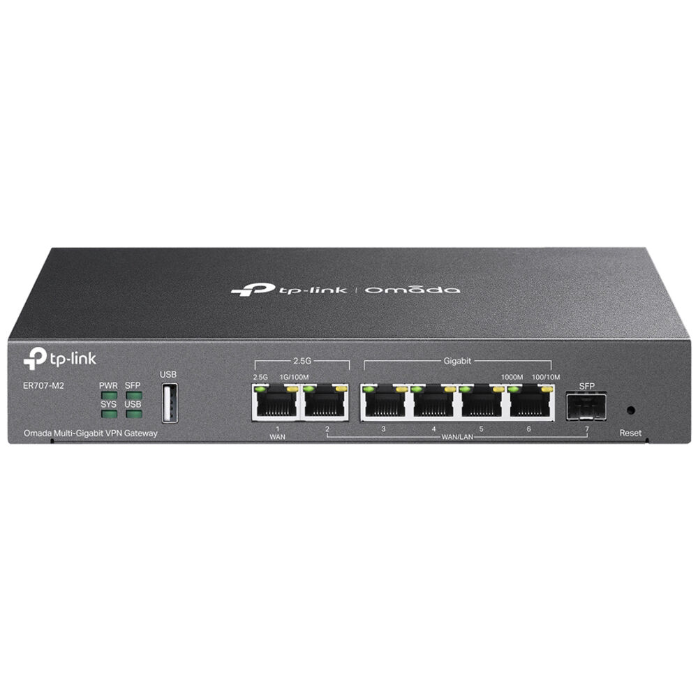 TP-Link ER707-M2 Omada multi-gigabit VPN router for business networking — view 2