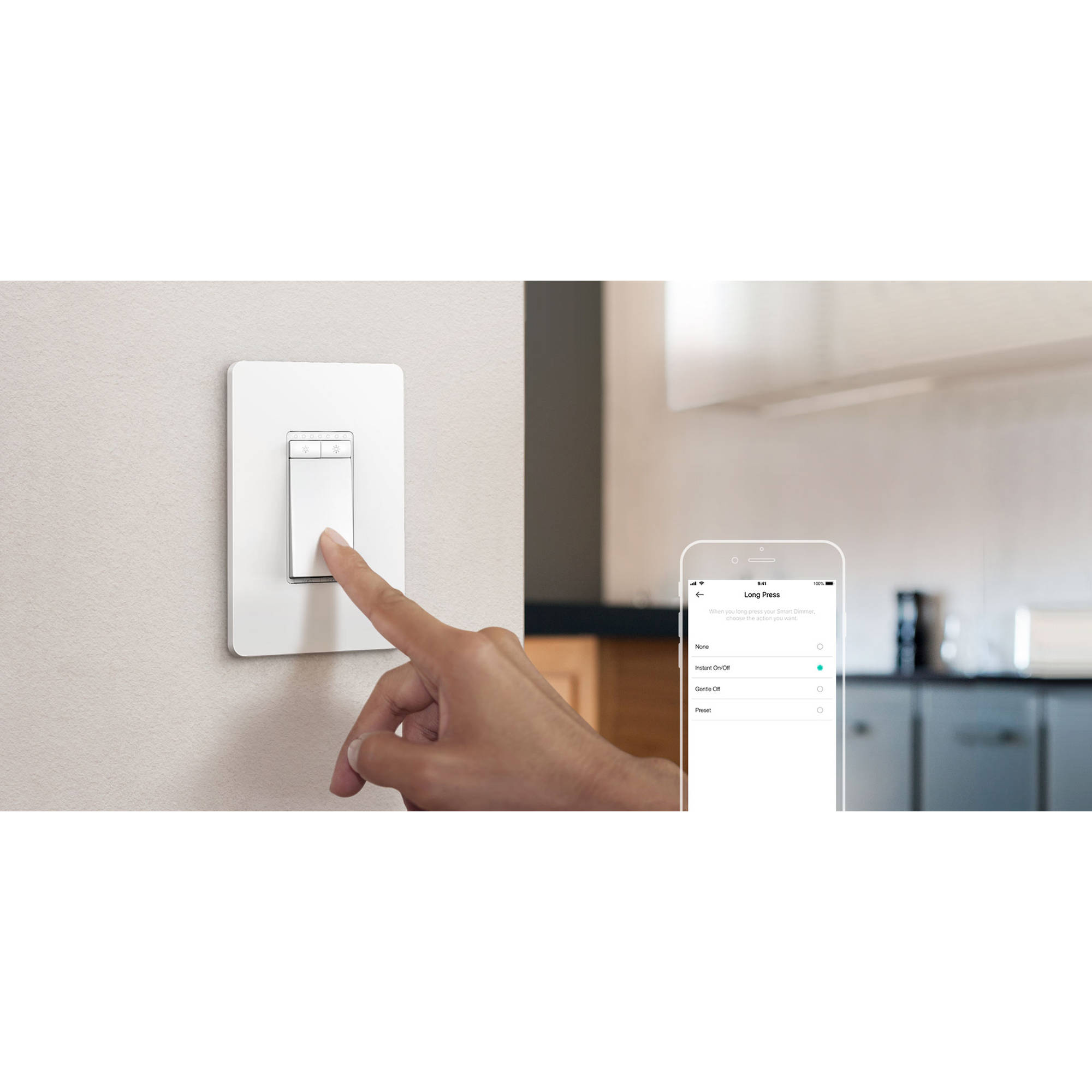 TP-Link HS220 smart Wi‑Fi light switch dimmer for indoor lighting control — view 7