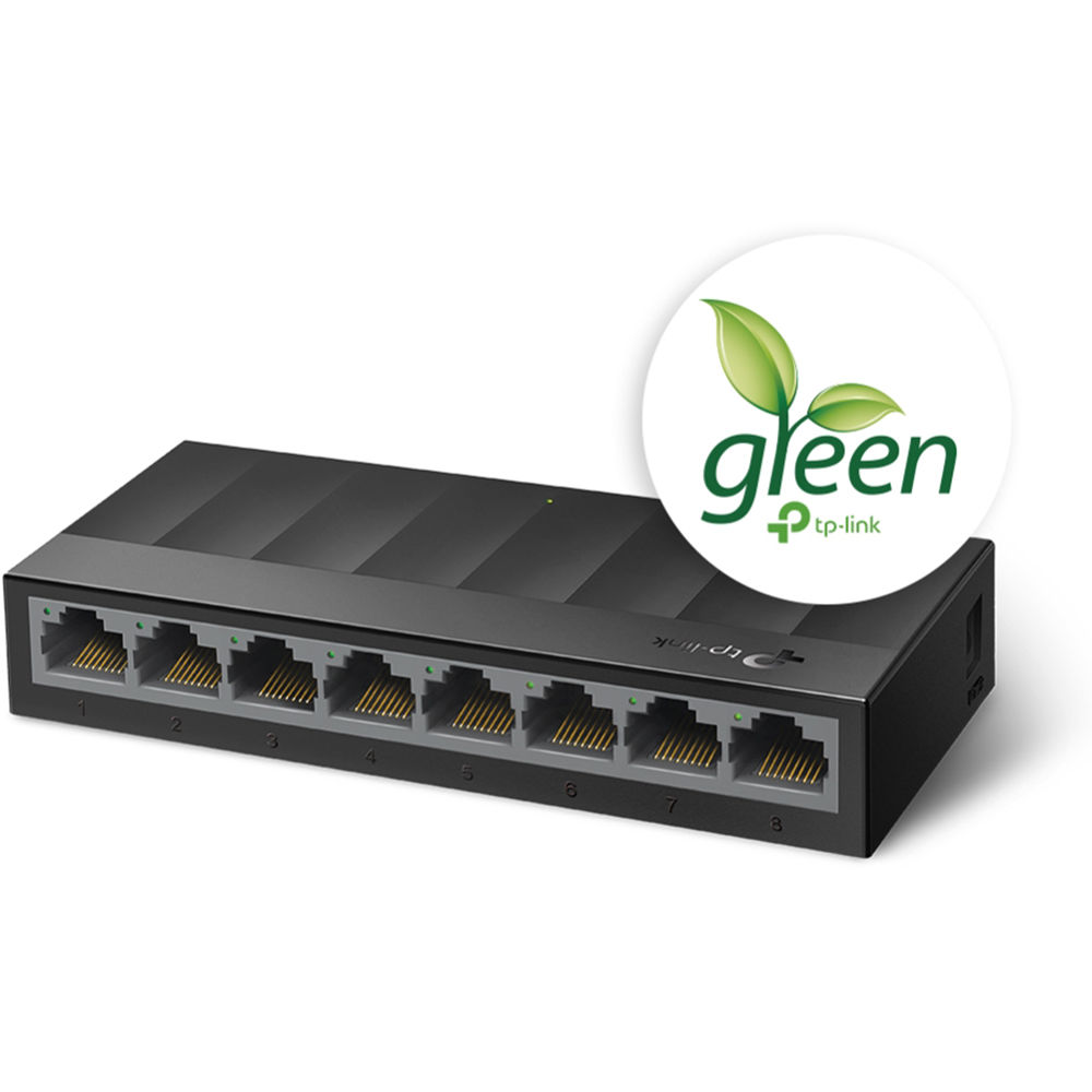 TP-Link LS1008G 8-port unmanaged Gigabit desktop switch — view 2