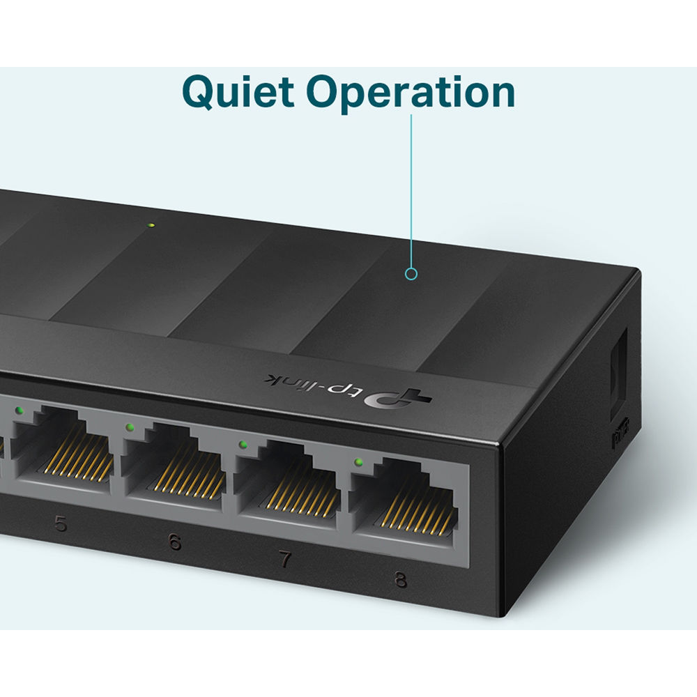 TP-Link LS1008G 8-port unmanaged Gigabit desktop switch — view 4