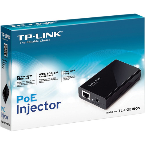 TP-Link POE150S PoE injector for adding power to a single Ethernet device — view 5