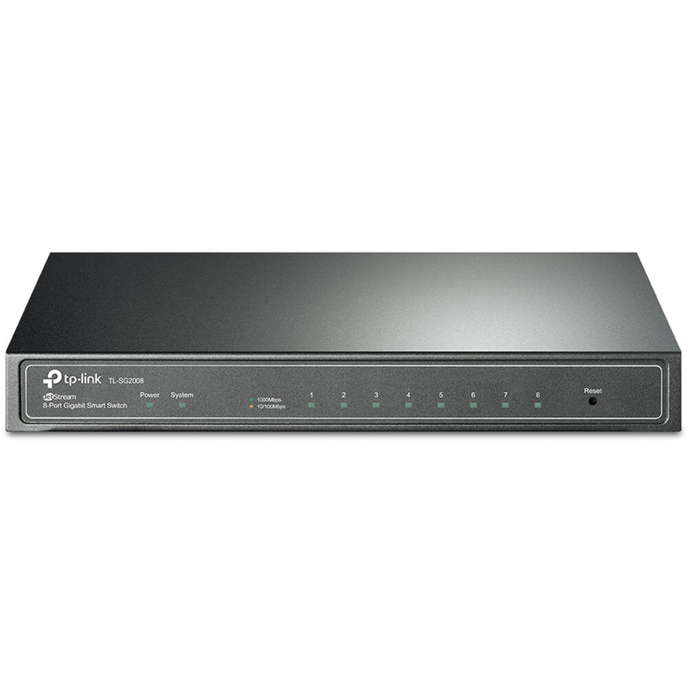 TP-Link SG2008 8-Port Gigabit Smart Switch | Managed, Desktop