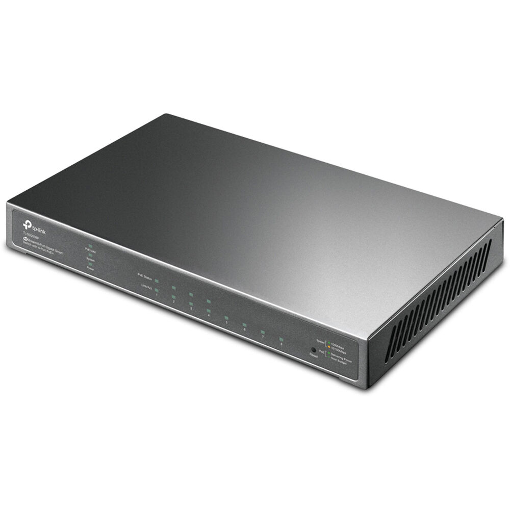 TP-Link JetStream SG2008P 8-port Gigabit smart PoE switch for small business networks — view 2