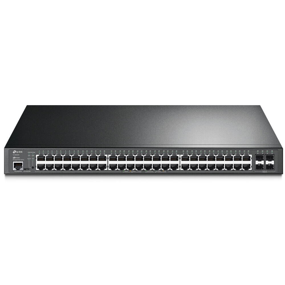 TP-Link JetStream SG3452P 52-port Gigabit Layer 2 managed PoE+ switch — view 2
