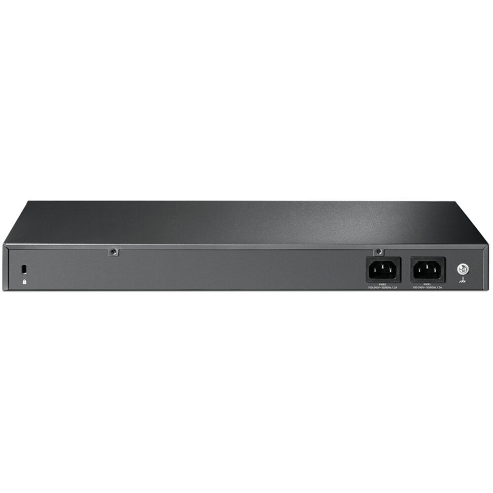TP-Link JetStream SX3016F 16-port 10GbE SFP+ L2+ managed switch for fiber aggregation — view 3