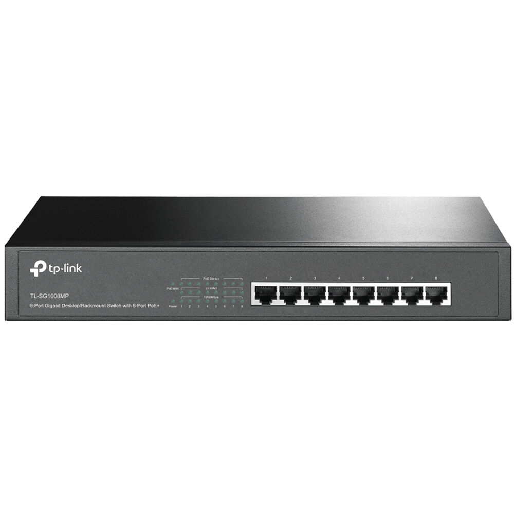 TP-Link TL-SG1008MP 8-port Gigabit PoE rack-mountable switch — view 2