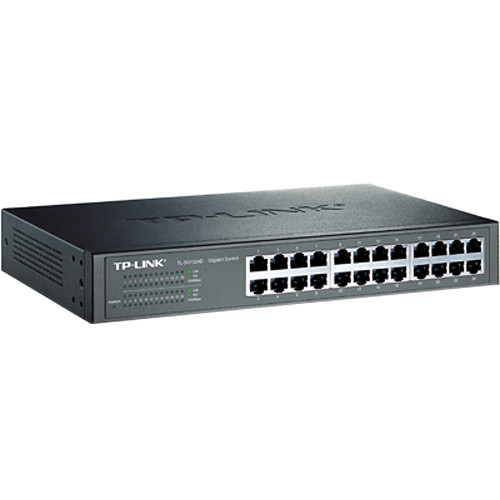TP-Link TL-SG1024D 24-port Gigabit unmanaged switch for desktop or rackmount installation — view 2