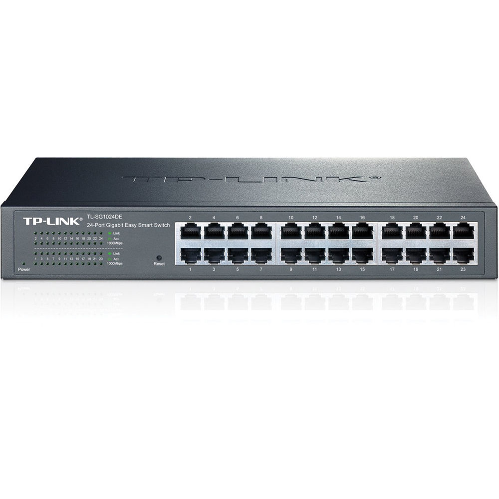 TP-Link TL-SG1024DE 24-port Gigabit Easy Smart Switch for managed office networking — view 2