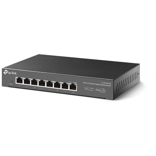 TP-Link TL-SG108-M2 8-port 2.5G unmanaged desktop switch for multi-gig wired networking — view 2