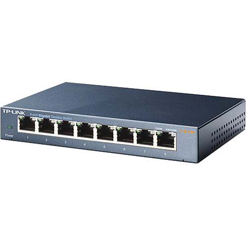 TP-Link TL-SG108 8-port Gigabit unmanaged desktop switch for compact wired expansion — view 2
