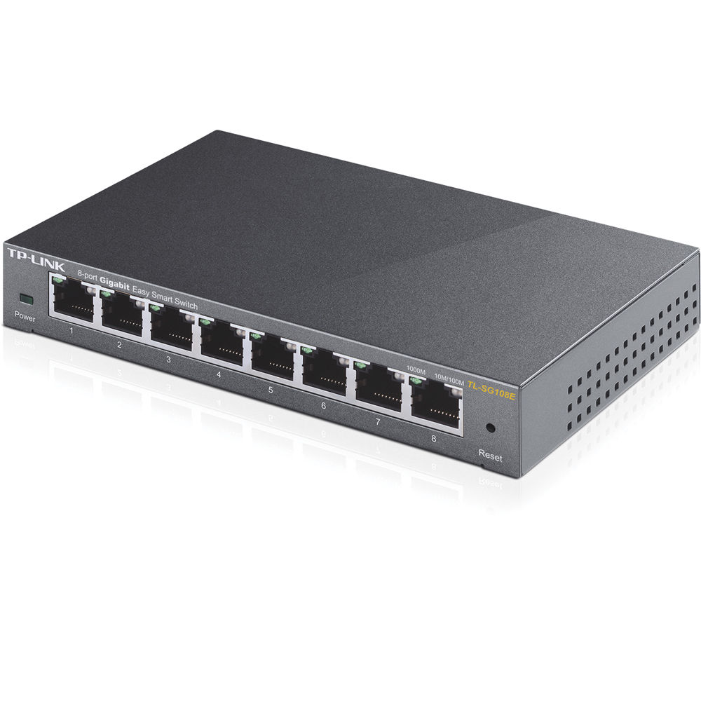 TP-Link TL-SG108E 8-port Gigabit Easy Smart switch for small business networking — view 4