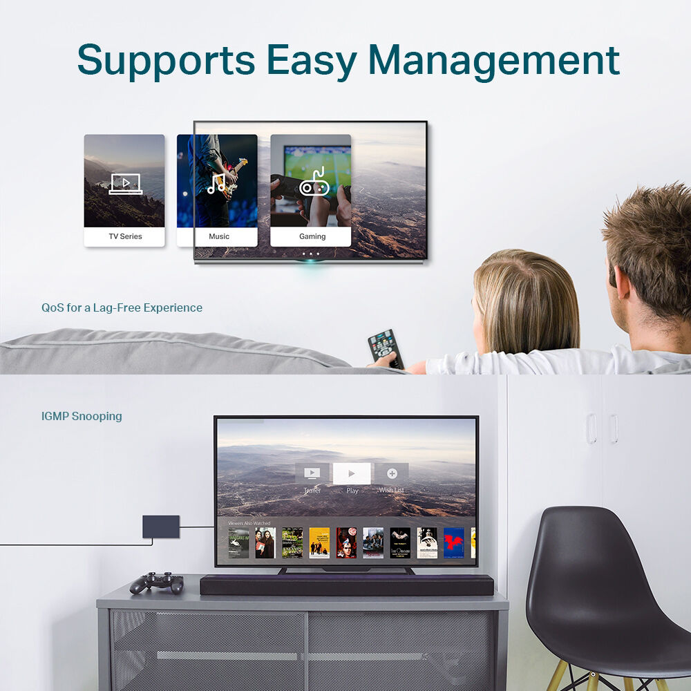 TP-Link TL-SG116E 16-port Gigabit unmanaged switch for small office network expansion — view 5