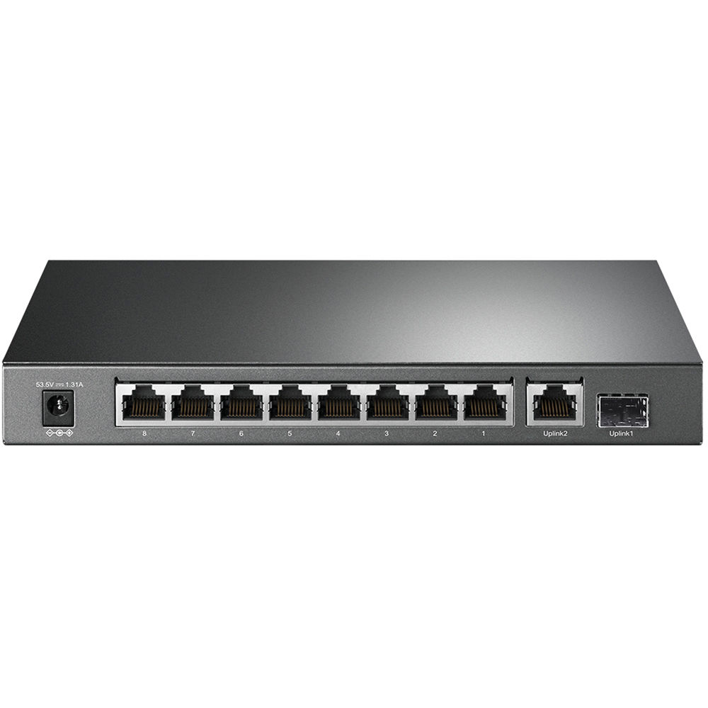 TP-Link TL-SG1210P 10-port Gigabit PoE switch for SMB networks — view 2