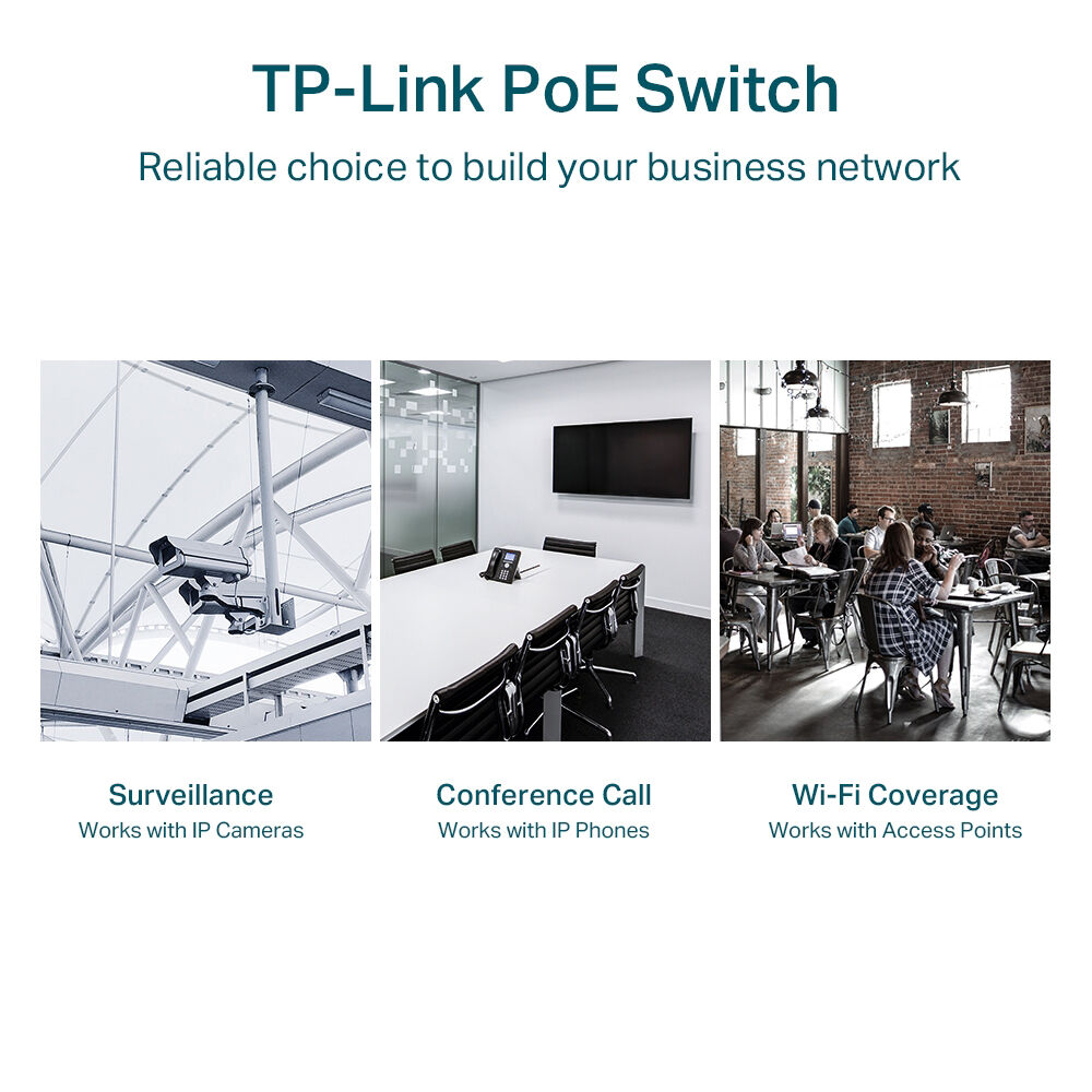 TP-Link TL-SG1218MPE 18-port Gigabit PoE+ managed rack-mount switch with 16 PoE ports — view 8