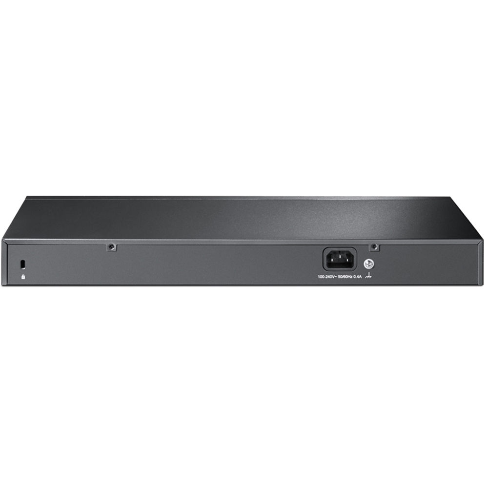 TP-Link TL-SL1218MP 16-port PoE switch with 2 uplink ports for small network deployments — view 3