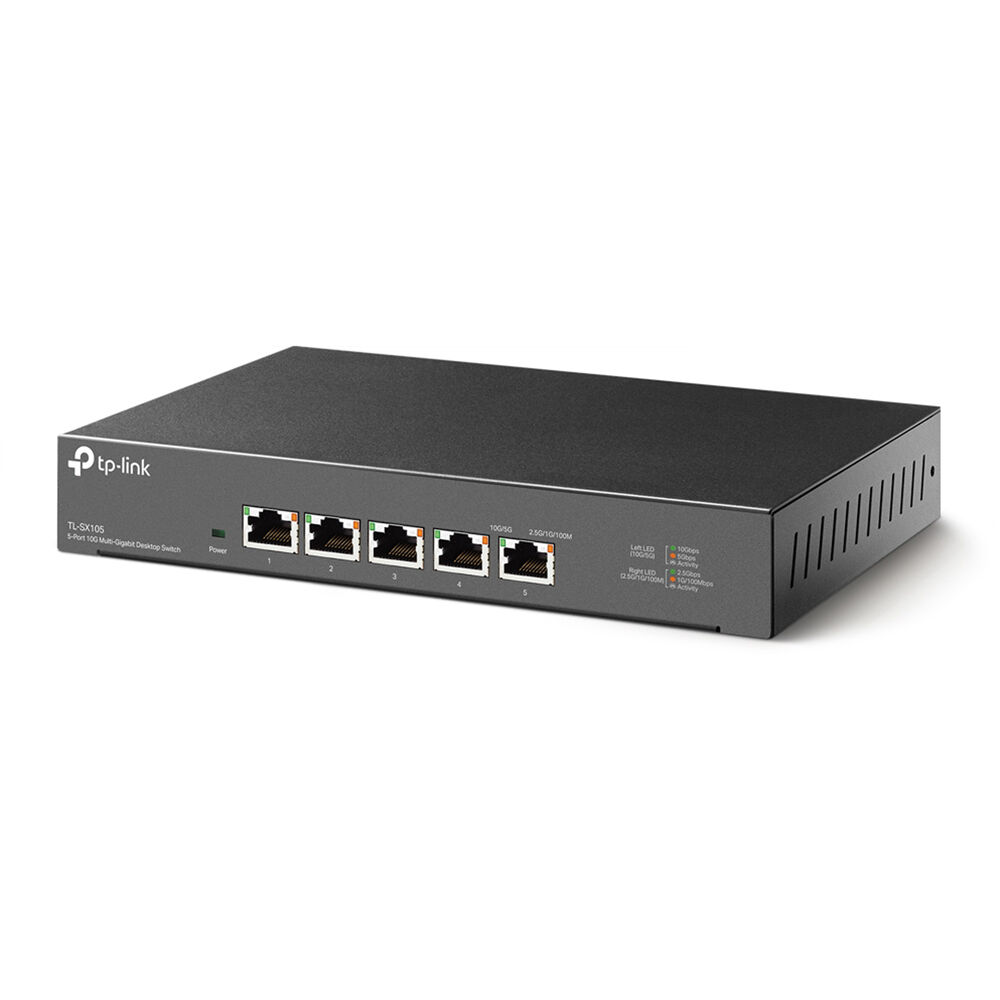 TP-Link TL-SX105 5-port 10G multi-gigabit unmanaged desktop switch — view 3