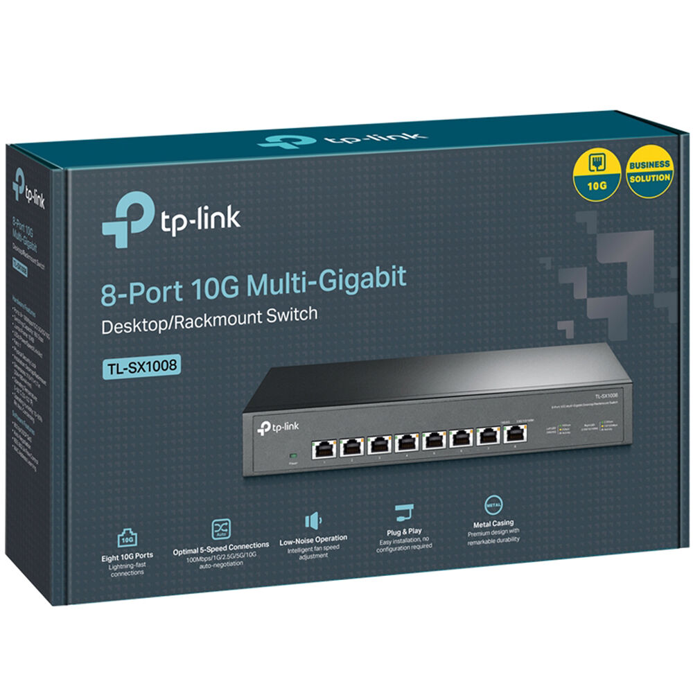 TP-Link TL-SX105 5-port 10G multi-gigabit unmanaged desktop switch — view 5
