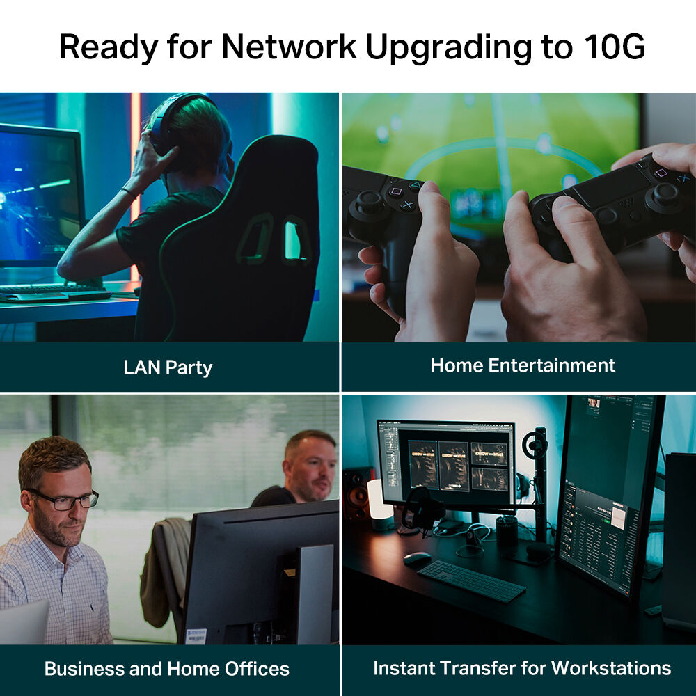 TP-Link TL-SX105 5-port 10G multi-gigabit unmanaged desktop switch — view 9