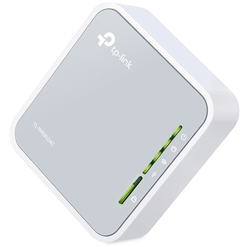 TP-Link AC750 portable Wi-Fi travel router TL-WR902AC in compact white enclosure — view 3