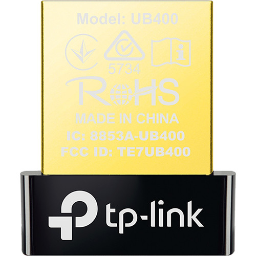 TP-Link UB400 Bluetooth 4.0 nano USB adapter for desktop and laptop connectivity — view 2